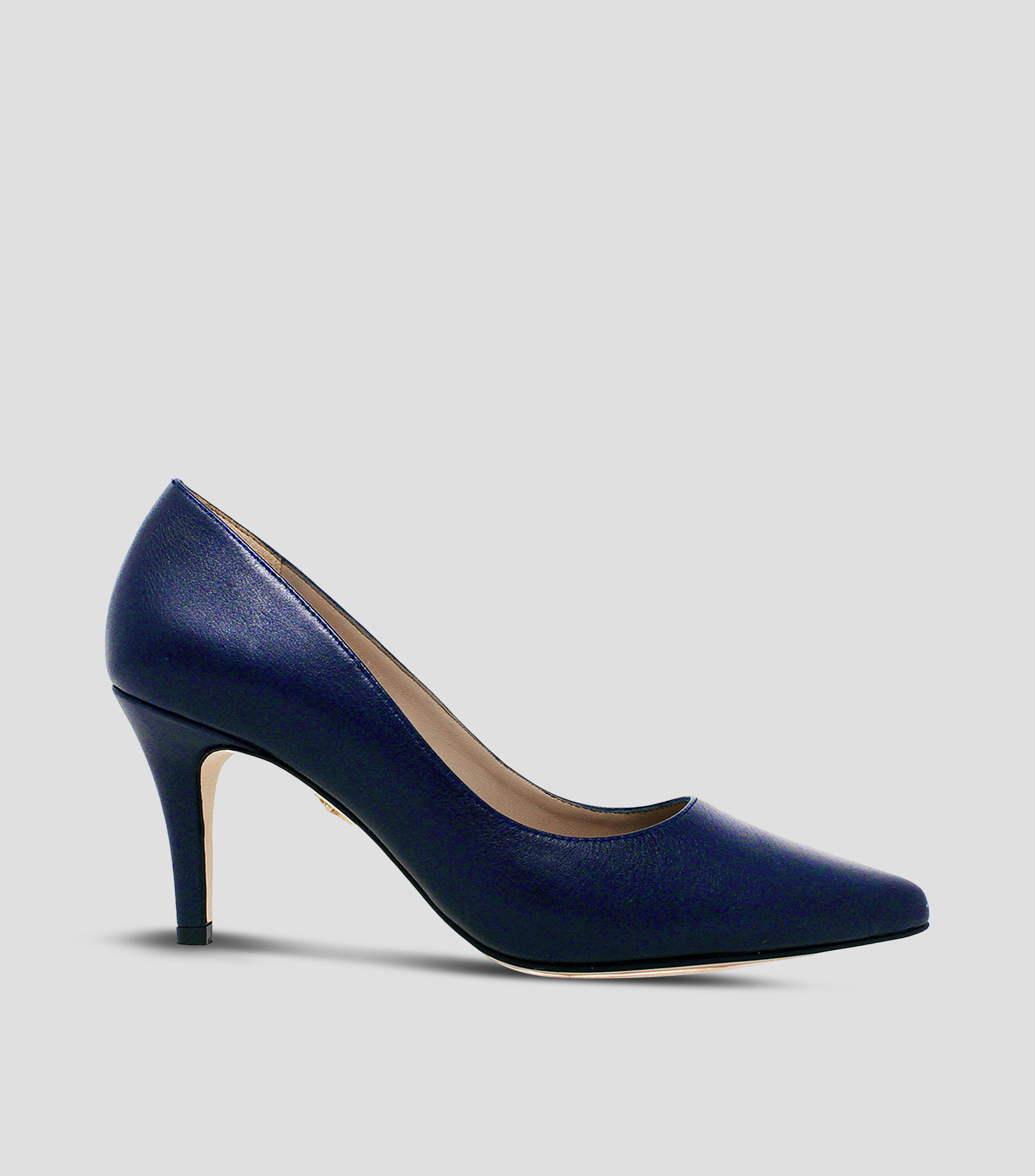 Zapatillas con tacón medio de aguja Mujer